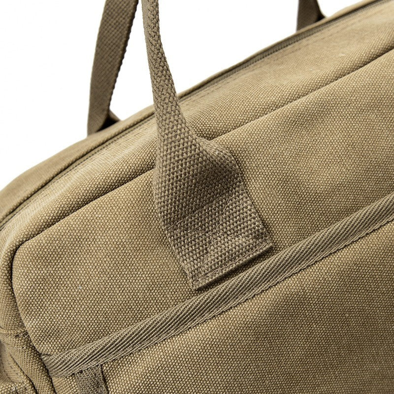 New Men's Vintage Canvas Messenger Bag Laptop Briefcase Satchel Travel Crossbody