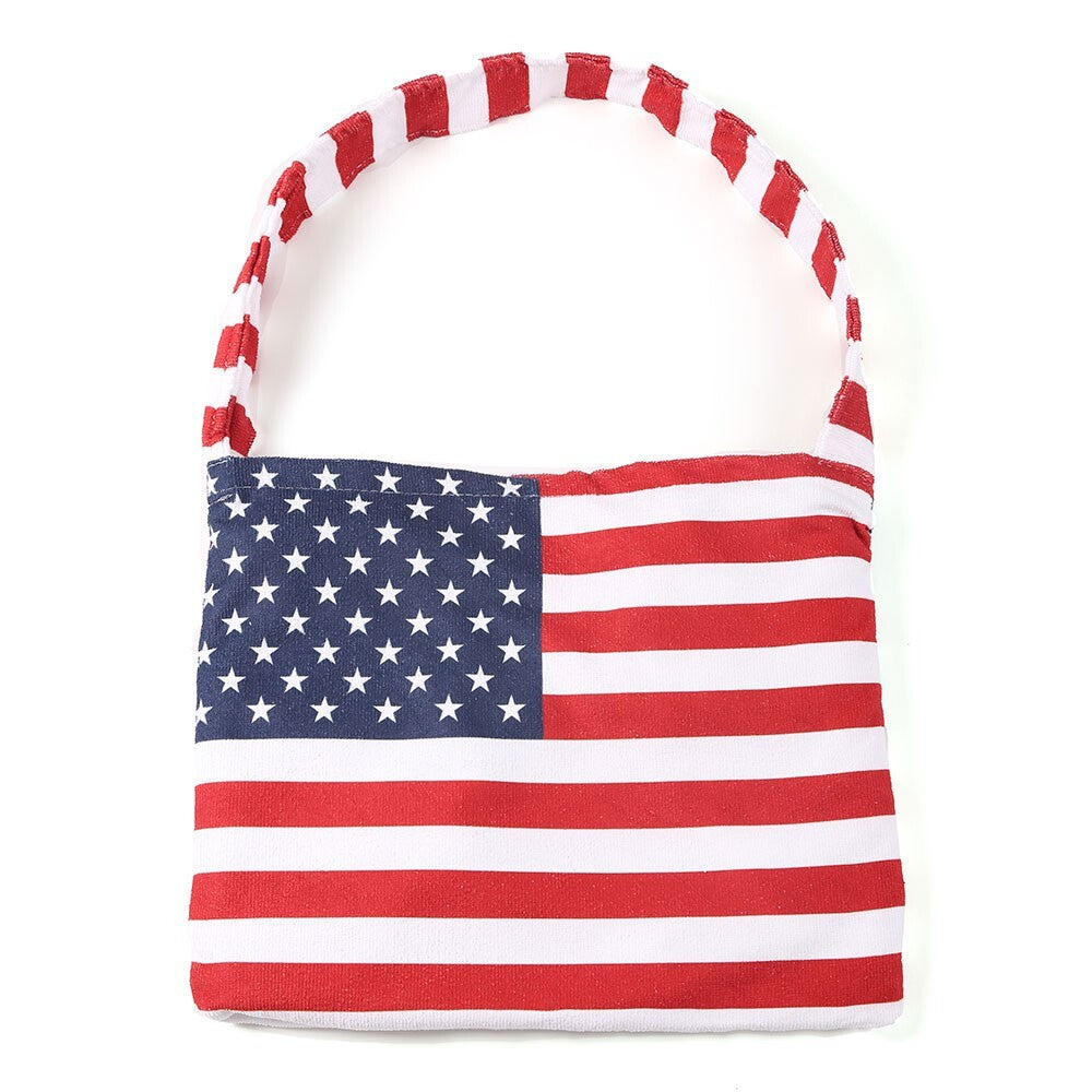 American USA Flag Print Beach Towel and Matching Tote Bag Set Beach Essentials