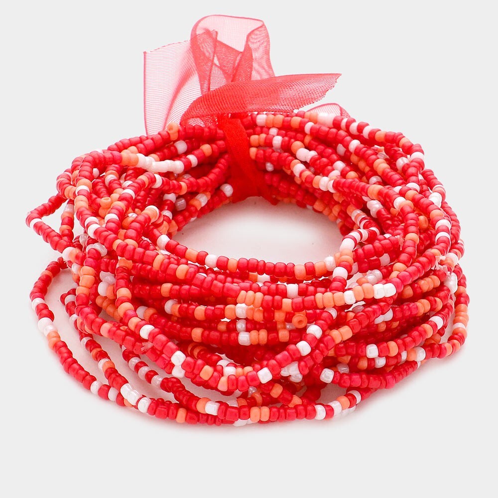 Six 25PCs Beaded Bracelets Special Offer