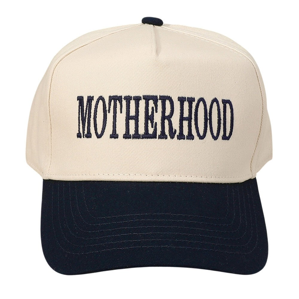 Motherhood Embroidered Baseball Cap Adjustable Mom Life Hat Gift for Women