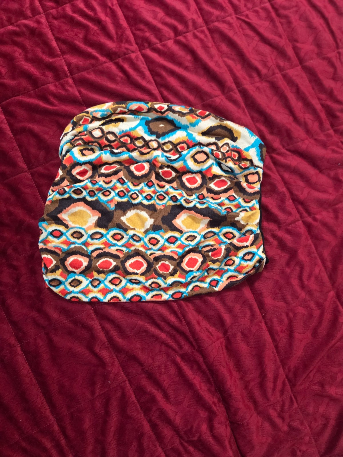 Pebble Print Color Block Knit Scarf Soft Winter Wrap for Women Fashion Accessory