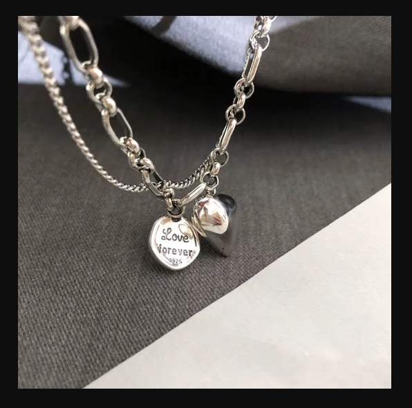 925 Sterling Silver Charms Bracelets For Women Fashion Retro Bracelet Valentine