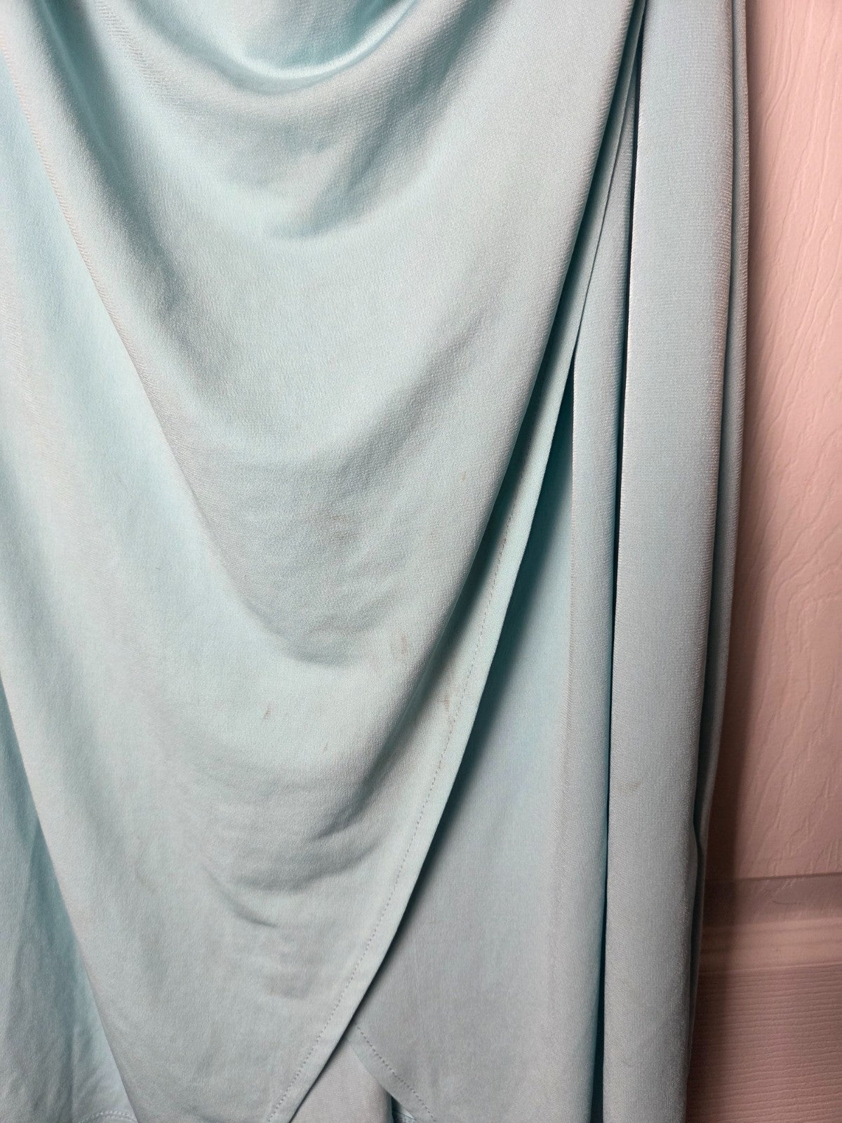 Venus Women Mint Green Mesh Bodice Midi Dress Sleeveless Fit Flare Size M