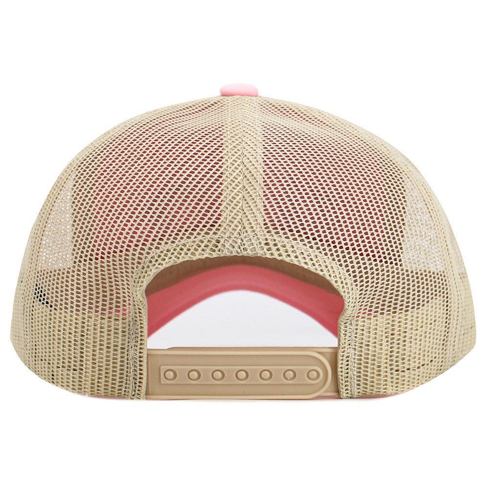2pc SALTY Trucker Hat Set Pink & Green Mesh Back Baseball Caps Summer Vibes
