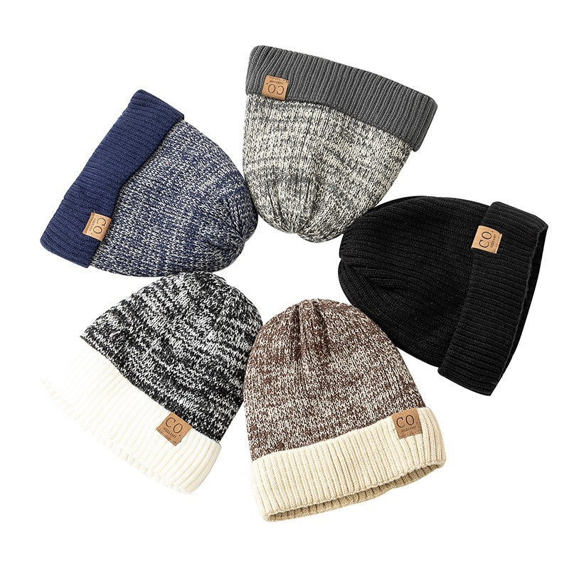 3-Pack Fleece Lined Knit Beanie Winter Hat Lot for Men & Women