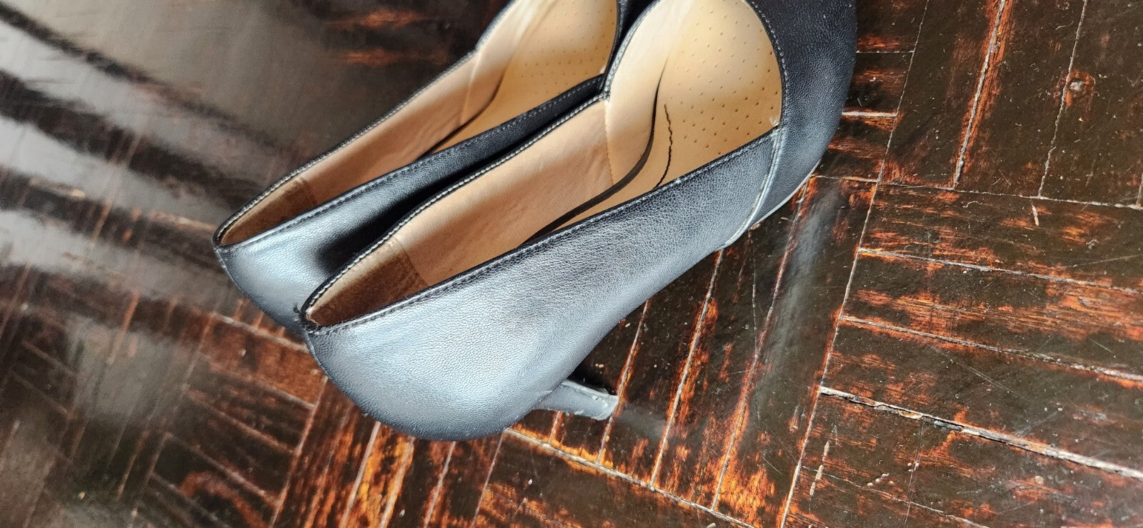 Lifestride Black Pumps 6.5 Womens Formal Office Shoes for Ladies 