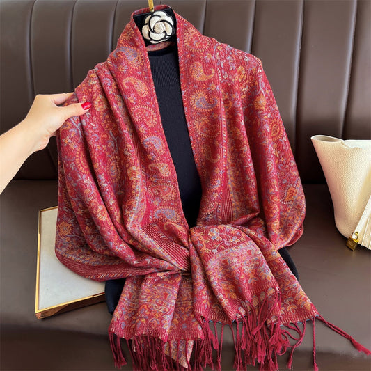 2-Pack Solid Color Polyester Scarf Wrap Shawl Women's Soft Lightweight Elegant