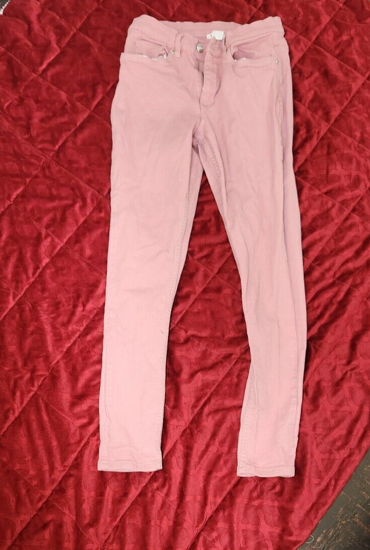 Penelope Modern Flare Jeans Size 10 Denim Pants for Women From Venus Dusty Pink
