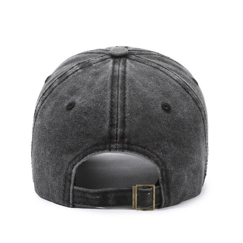 Vintage Distressed NYC Hat Urban 1986 Adventures Cap Adjustable Gray Black