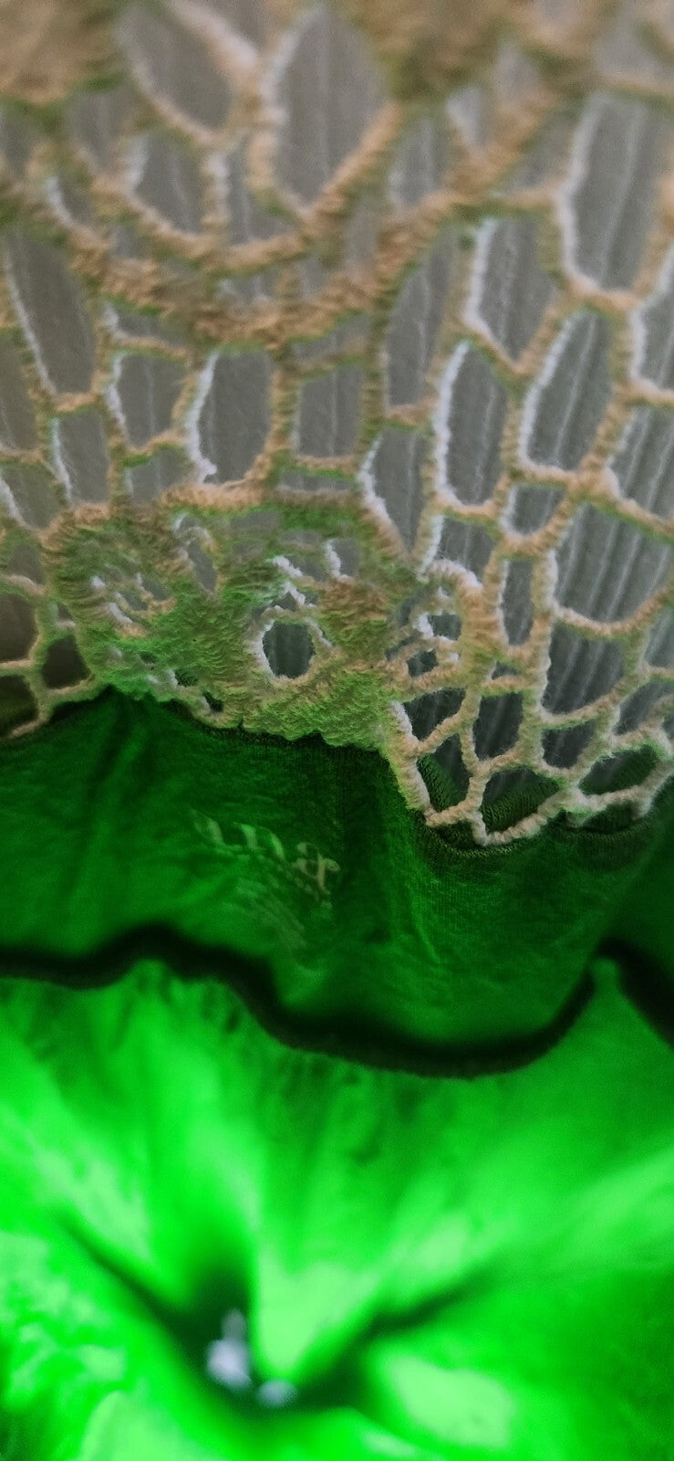 A.N.A Clothing Womens Maxi Dress Green  Sleeveless Dresses Crotchet Back Small