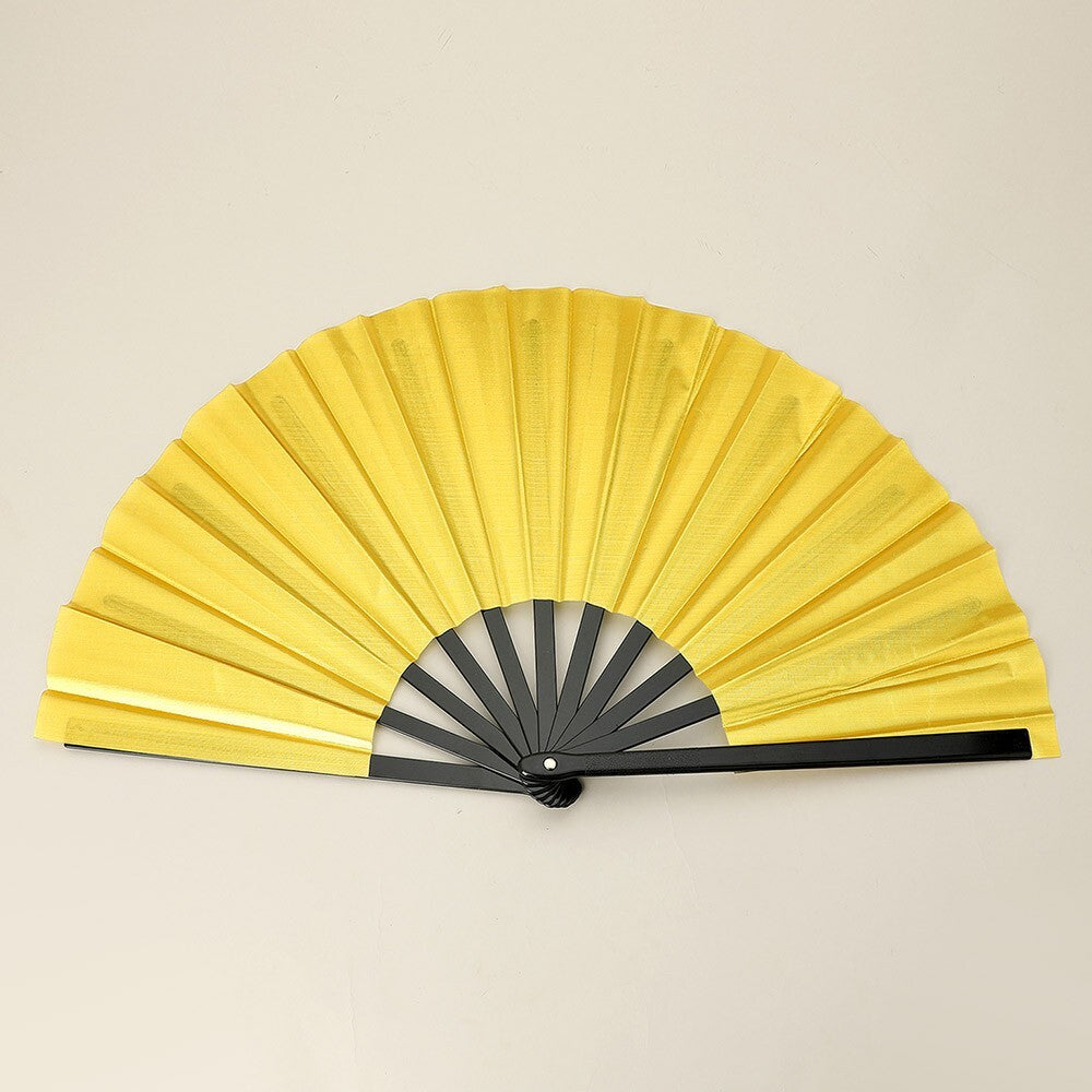 Plain Folding Hand Fan for Line Dance Party Event Performance Accessory