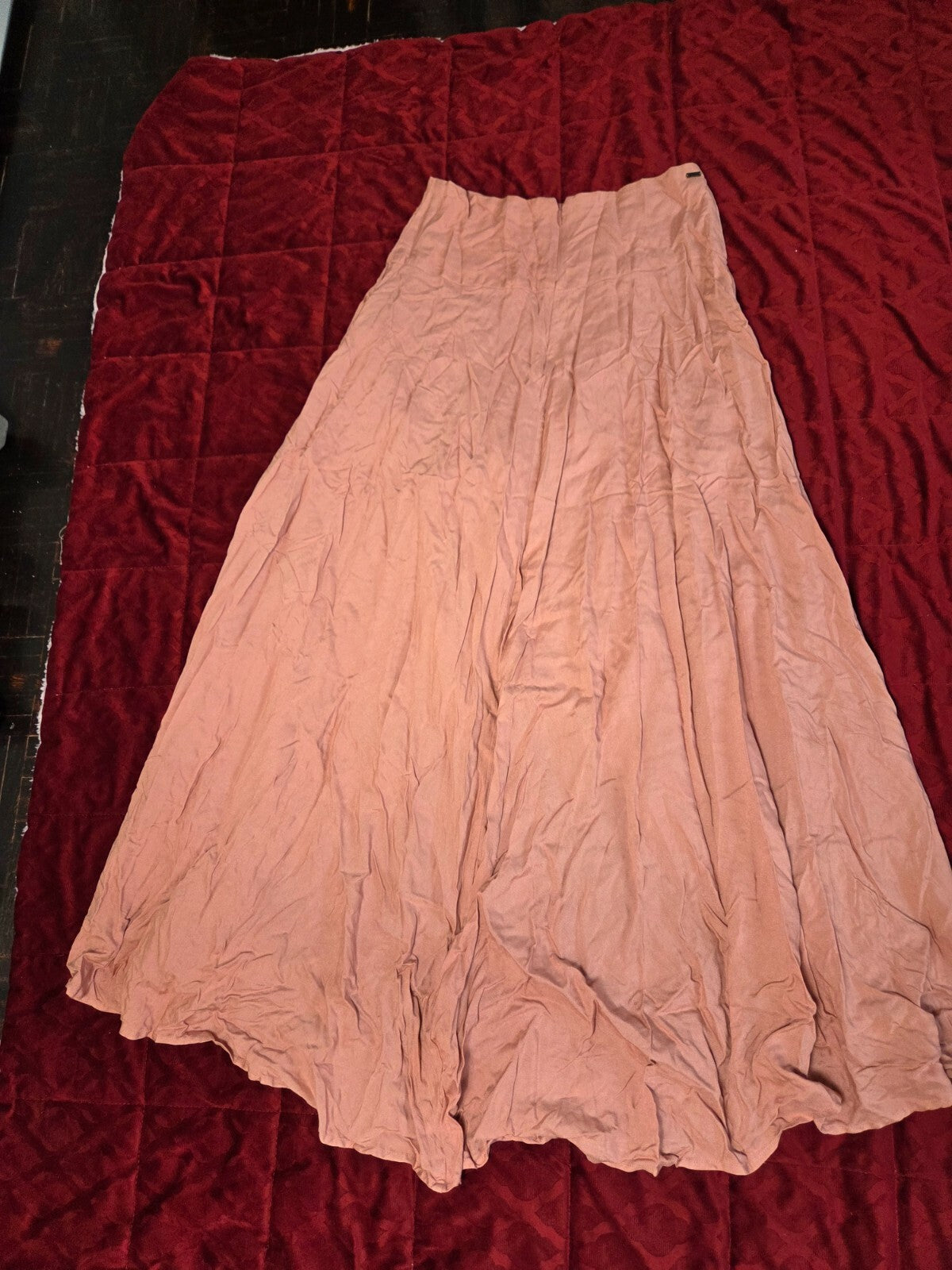 Lulus Ambrosio Mauve Pink High-Low Maxi Skirt for Women