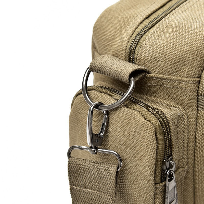 New Men's Vintage Canvas Messenger Bag Laptop Briefcase Satchel Travel Crossbody