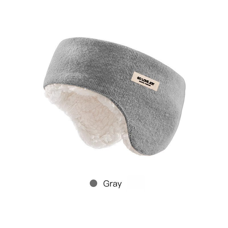 3Pcs Winter Fleece Earmuff Headband Set Thermal Knit Ear Warmer Multi-Color