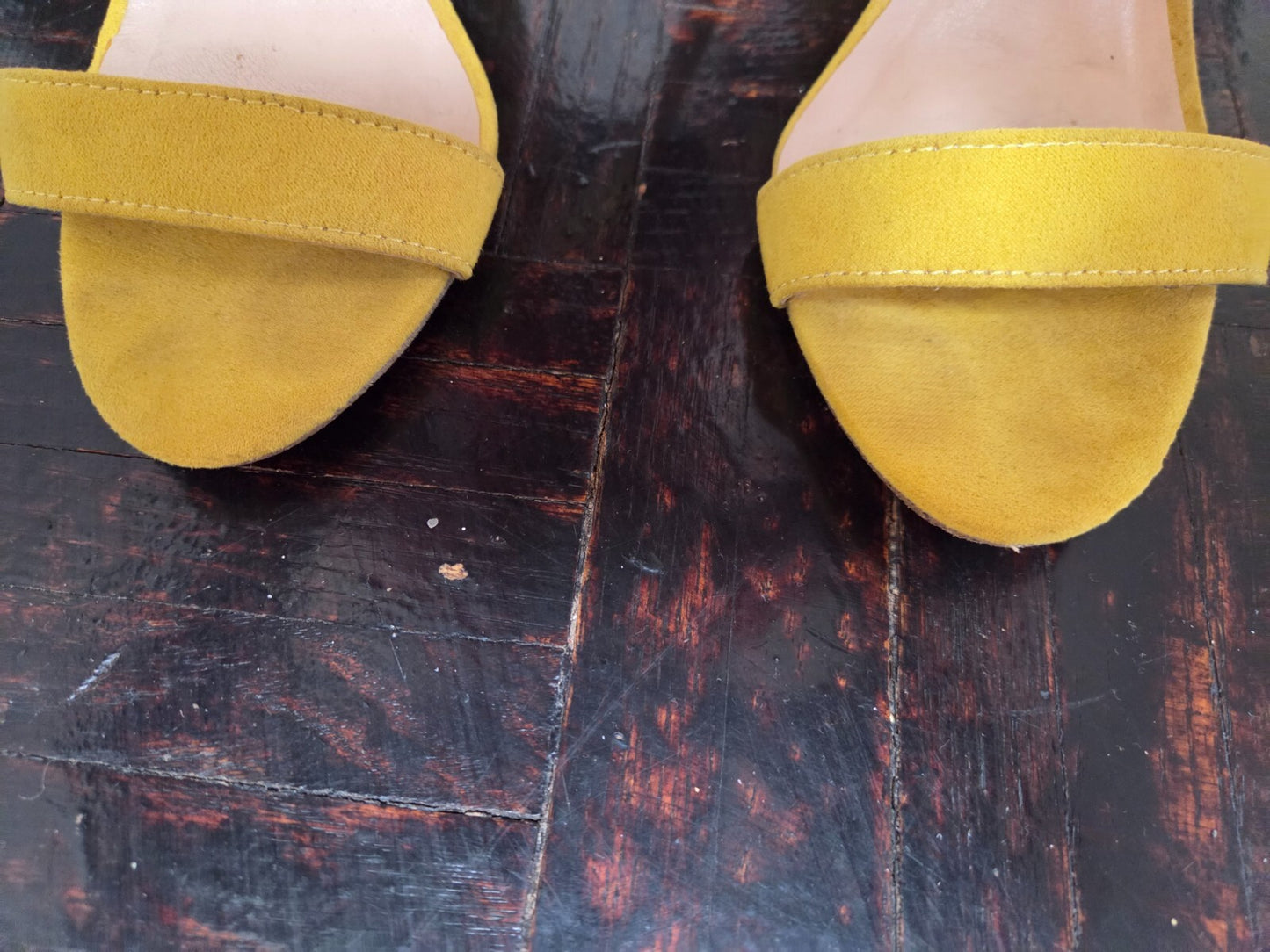 Madden Girl Block-Heel Dress Sandals for Women Yellow US Size 6.5