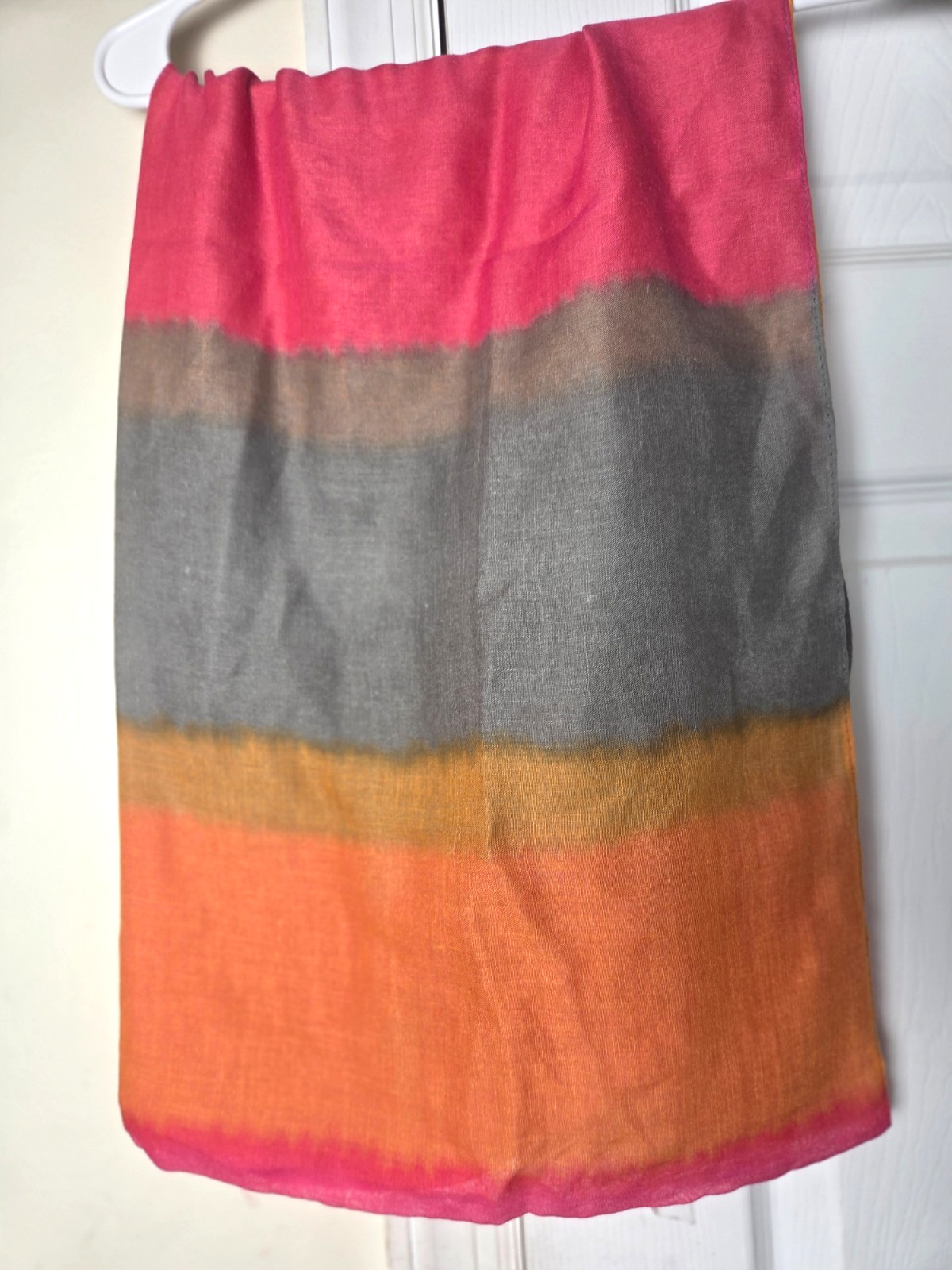 Women’s Color Block Scarf Soft Lightweight Wrap Shawl Fashion Accessory