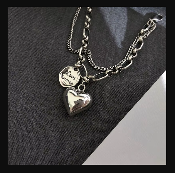 925 Sterling Silver Charms Bracelets For Women Fashion Retro Bracelet Valentine