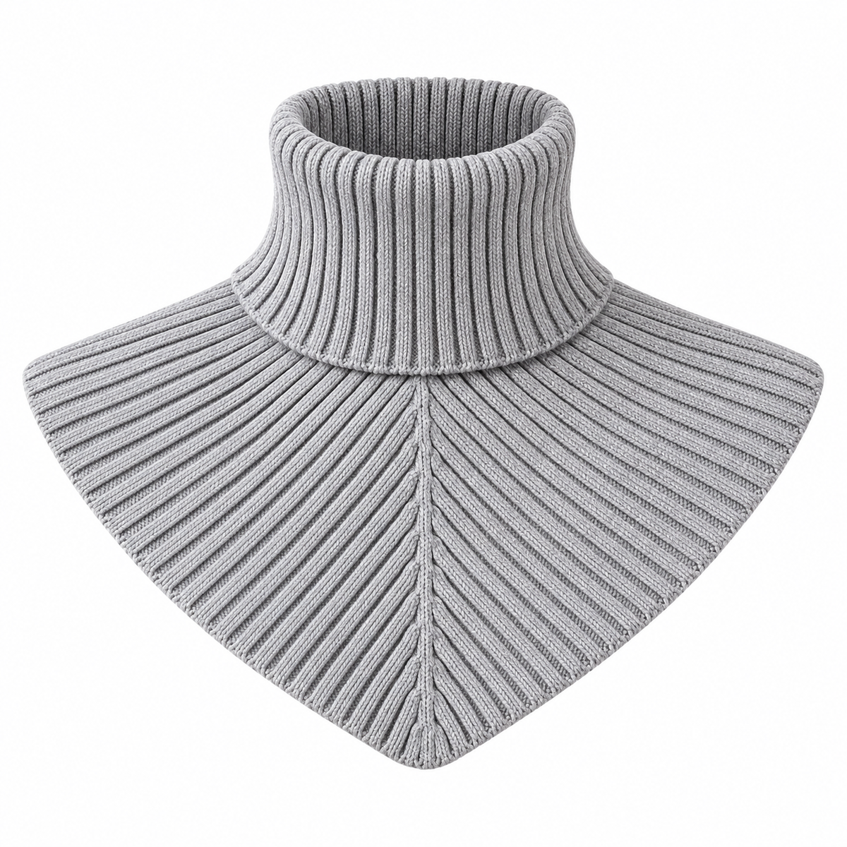 3-Piece Women's Ribbed Turtleneck Neck Warmer Set