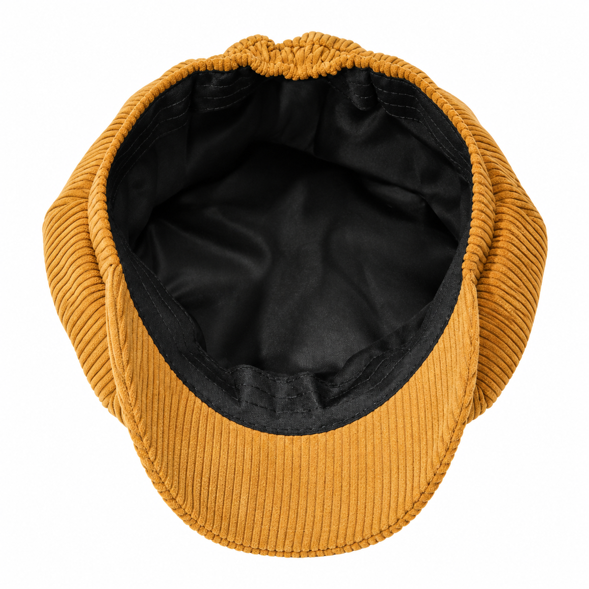 Women's Mustard Corduroy Newsboy Cap – Baker Boy Hat