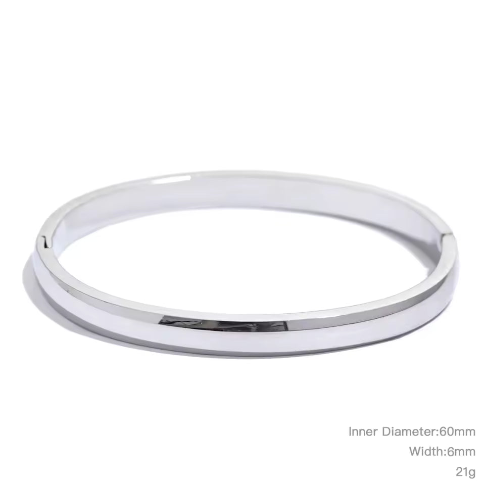 Stainless Steel Bangle Bracelet Durable Tarnish Resistant Jewelry