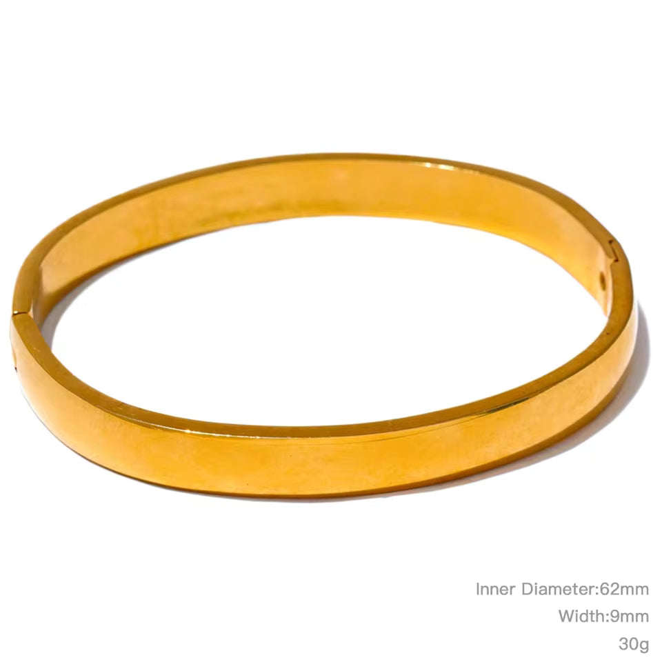 Stainless Steel Bangle Bracelet Durable Tarnish Resistant Jewelry