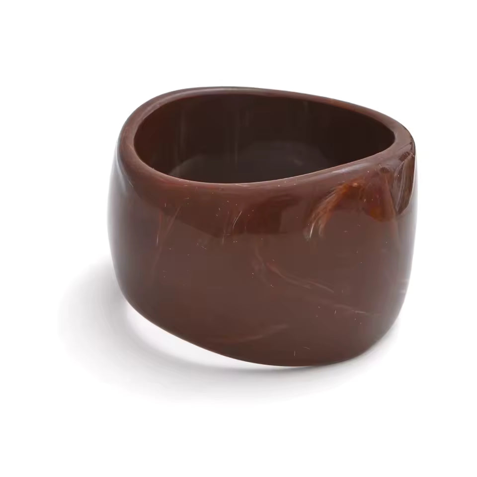 Resin Bangle Bracelet Lightweight Stackable Colorful Fashion Jewelry