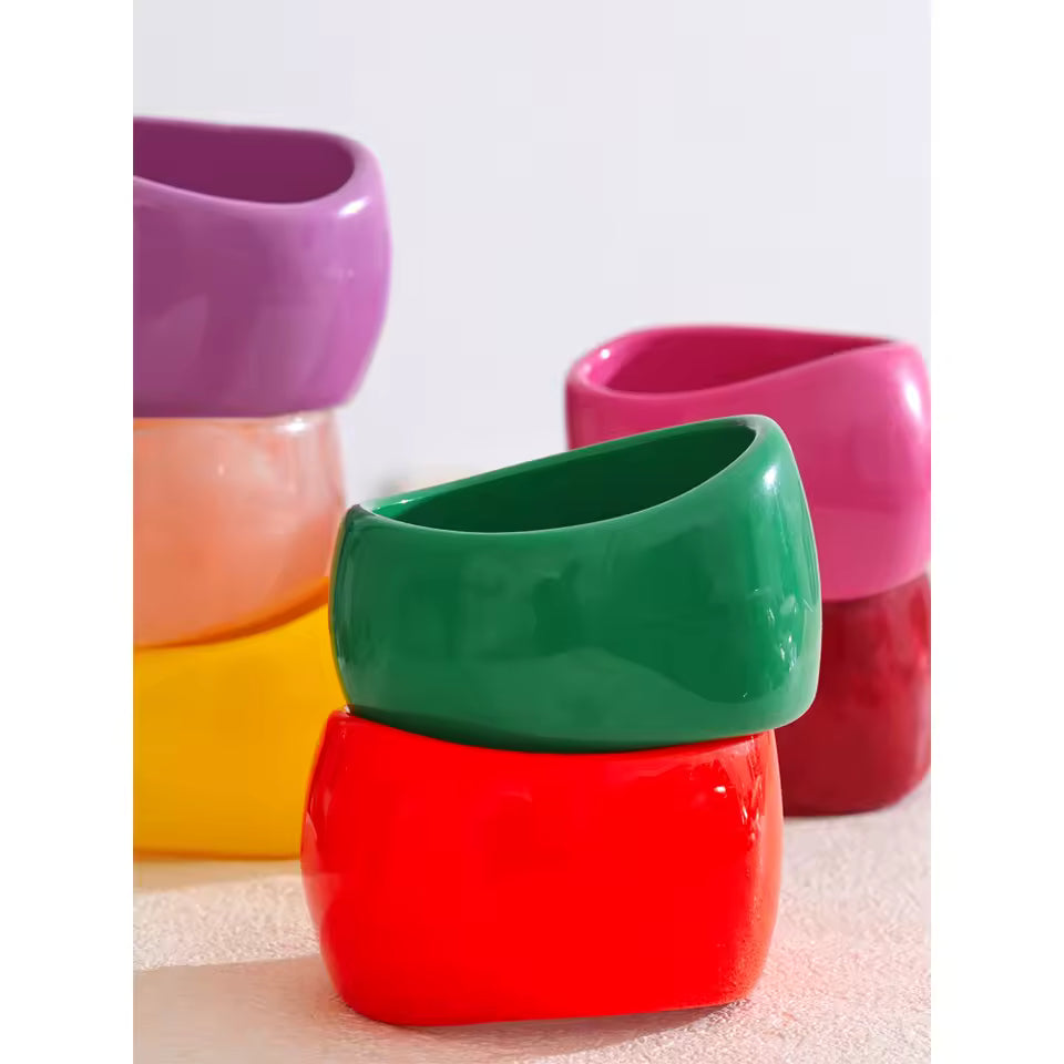 Resin Bangle Bracelet Lightweight Stackable Colorful Fashion Jewelry