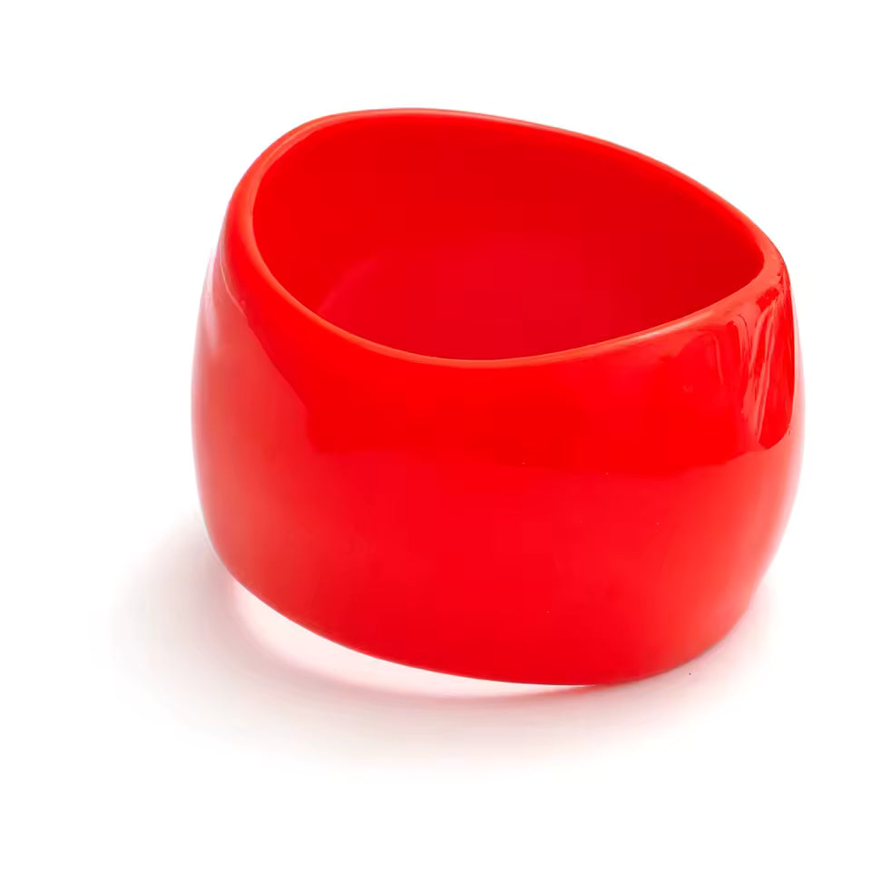 Resin Bangle Bracelet Lightweight Stackable Colorful Fashion Jewelry