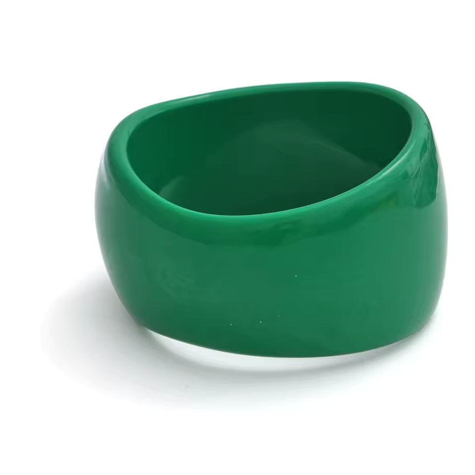 Resin Bangle Bracelet Lightweight Stackable Colorful Fashion Jewelry