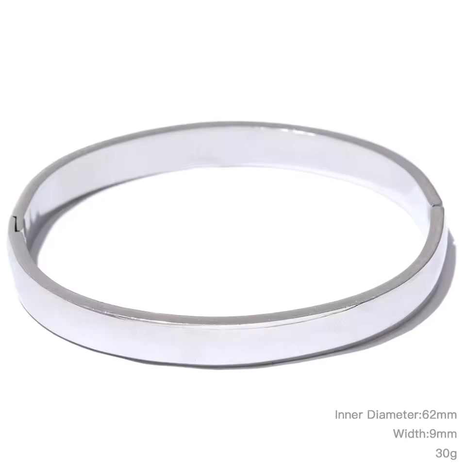 Stainless Steel Bangle Bracelet Durable Tarnish Resistant Jewelry