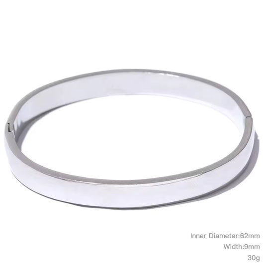 Stainless Steel Bangle Bracelet Durable Tarnish Resistant Jewelry