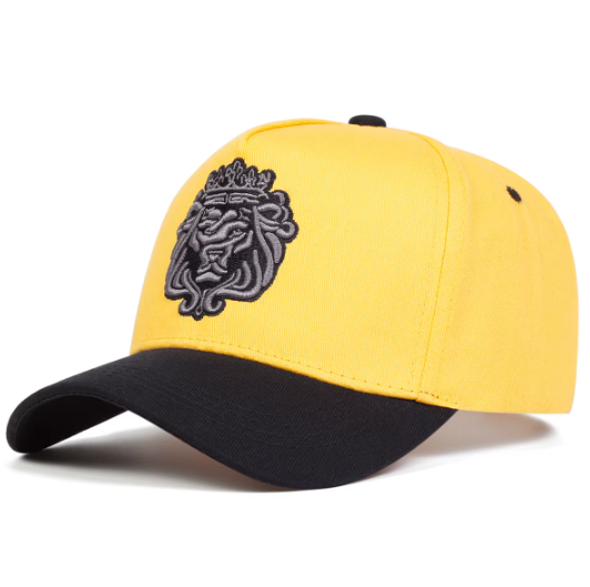 Crown Lion Embroidery Baseball Cap