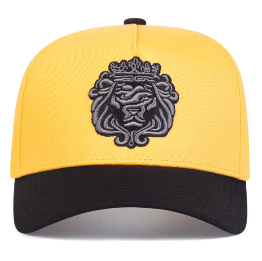 Crown Lion Embroidery Baseball Cap