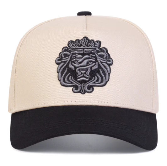 Crown Lion Embroidery Baseball Cap