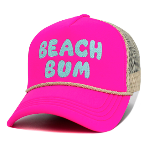 "BEACH BUM" Vacay Vibes Trucker Hat