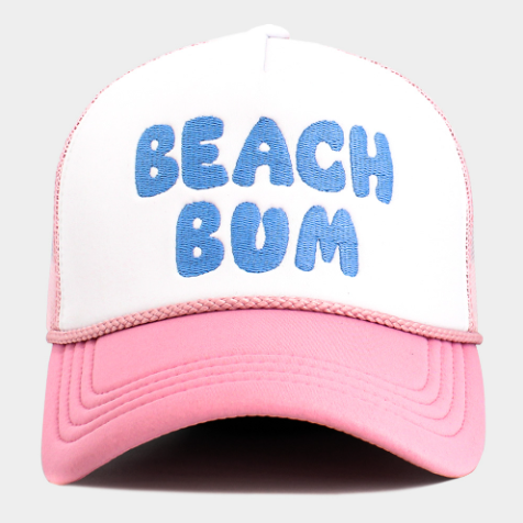 "BEACH BUM" Vacay Vibes Trucker Hat