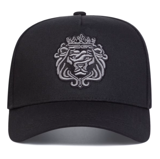 Crown Lion Embroidery Baseball Cap