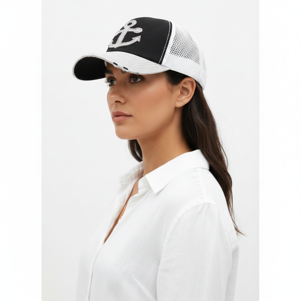 Anchor Cap Black – Side