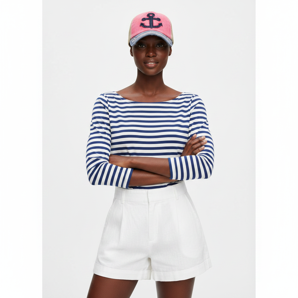 Anchor Cap Pink – Front