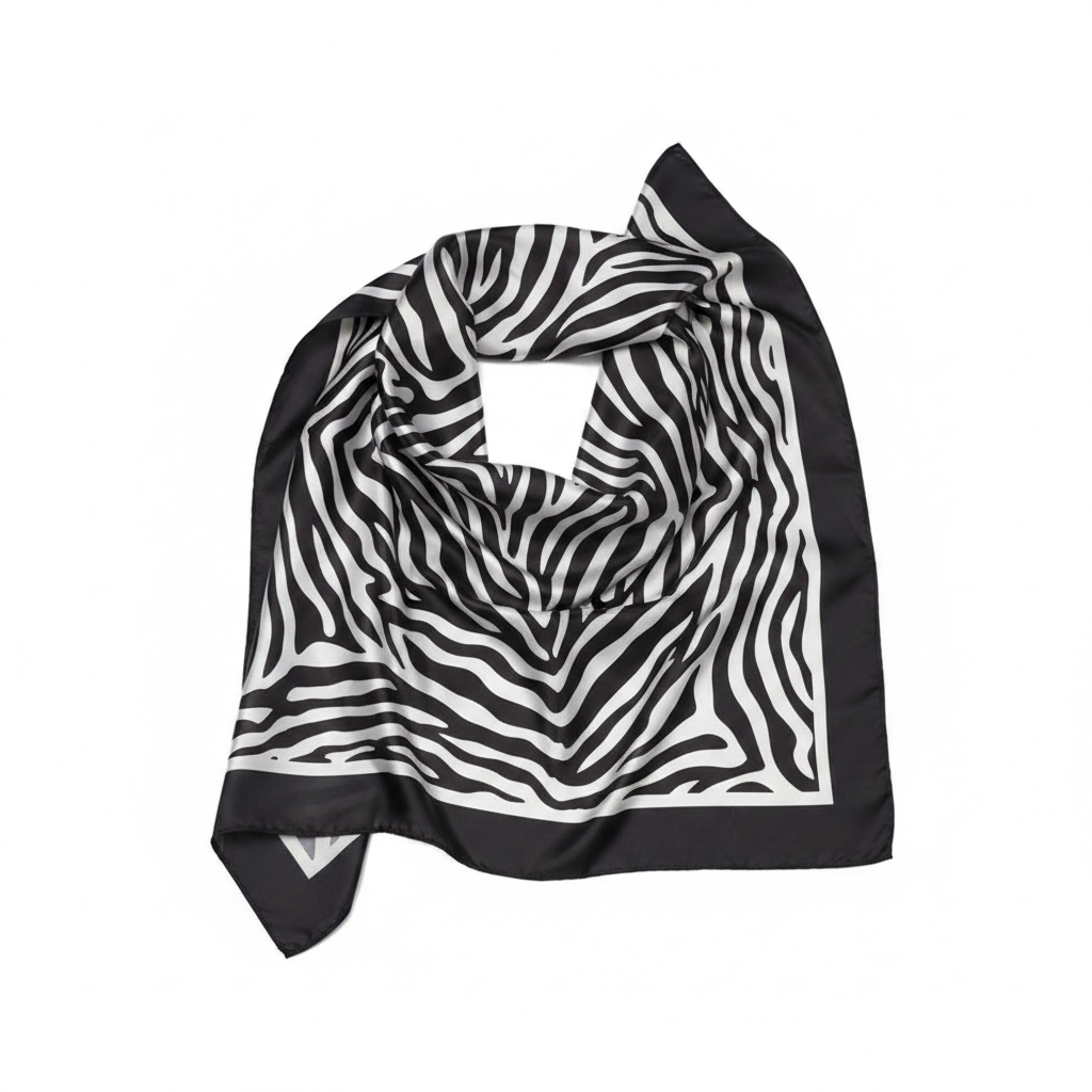 Black draped