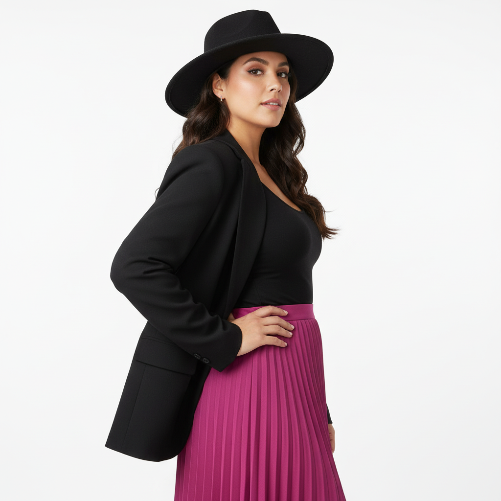 Black Fedora Side Lifestyle