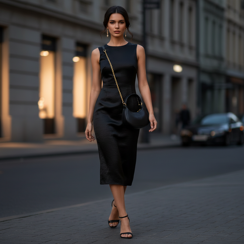 Black Hobo Bag – Front