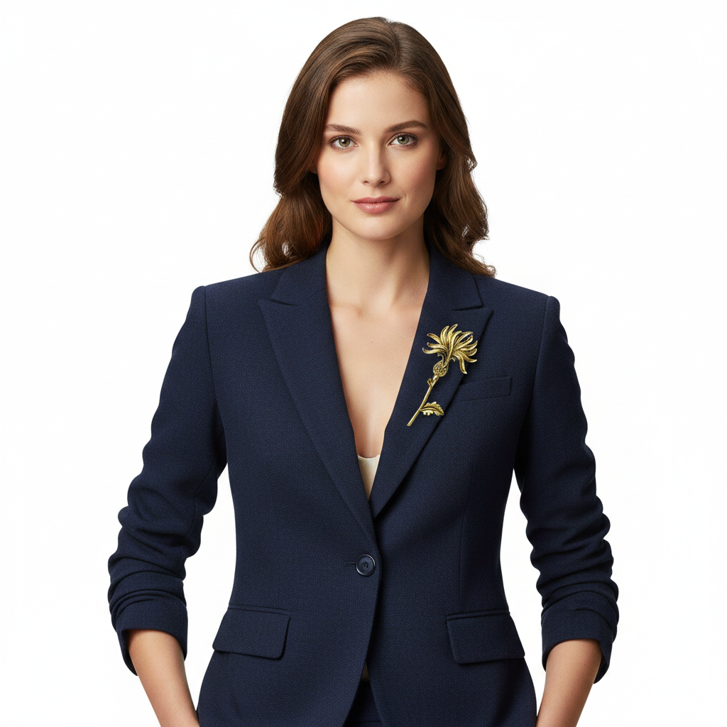 Blazer lapel front