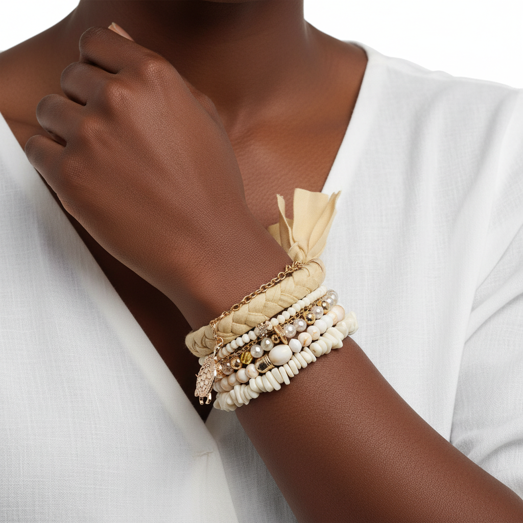 Boho Bracelet Set – Front Lifestyle