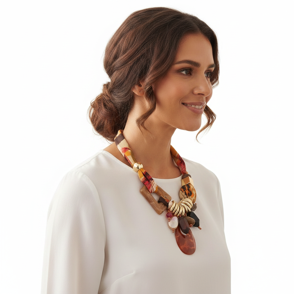 Brown Floral Side