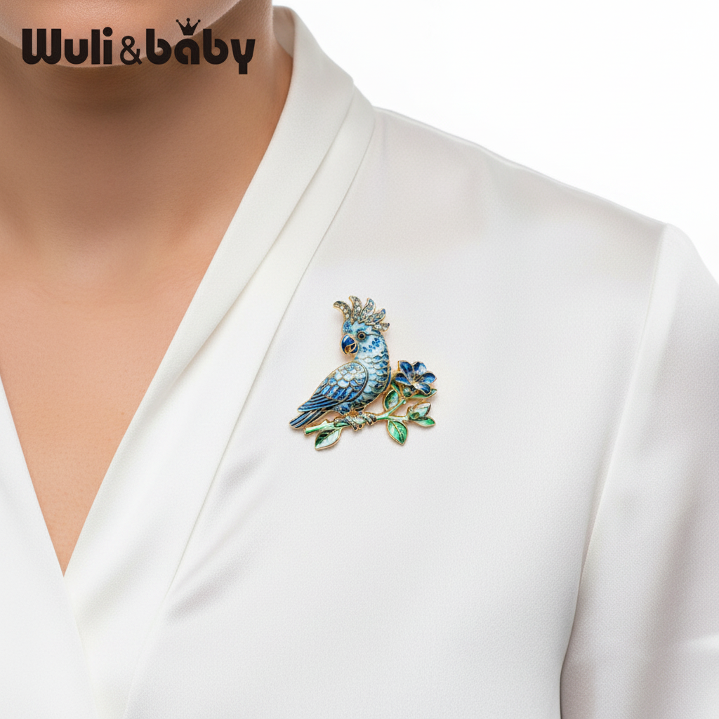 Butterfly brooch front lifestyle