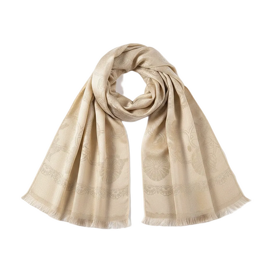 Champagne Scarf – Folded Detail