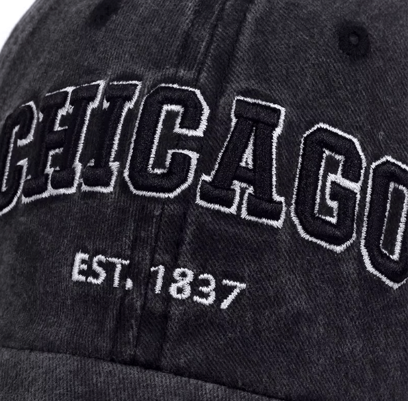 CHICAGO Cotton Baseball Cap - Hautefull
