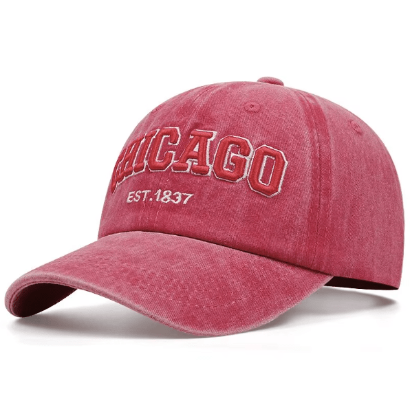 CHICAGO Cotton Baseball Cap - Hautefull