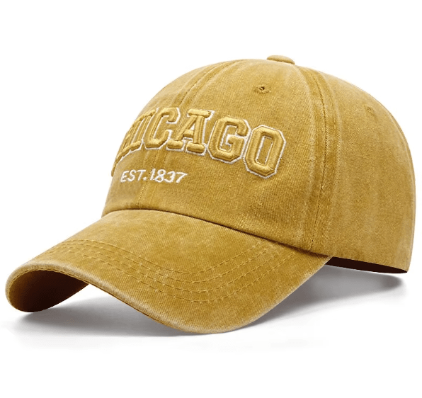 CHICAGO Cotton Baseball Cap - Hautefull